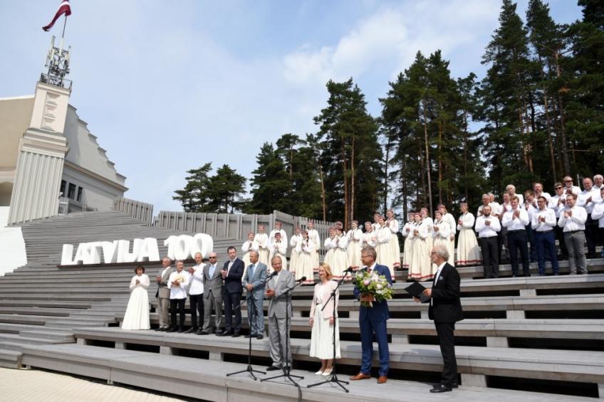 Mežaparka Lielās estrādes pārbūves pirmā posma svinīgā atklāšana