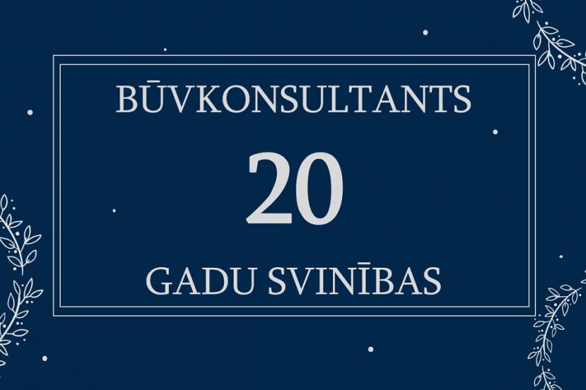 20-летие SIA Būvkonsultants